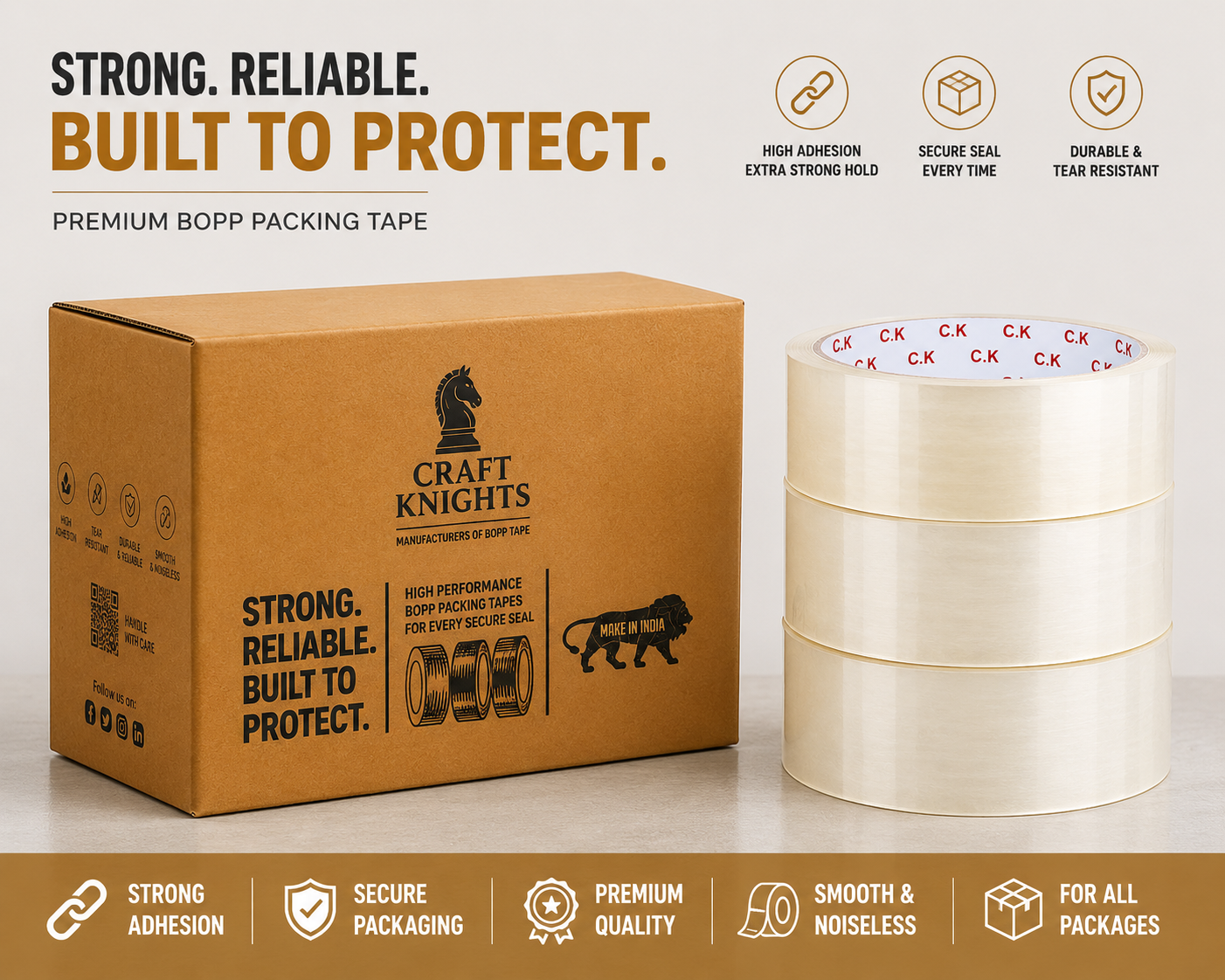 Clear BOPP Tape